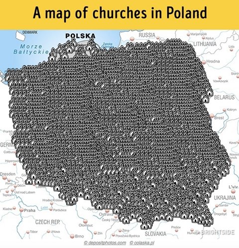 church map in poland        <h3 class=